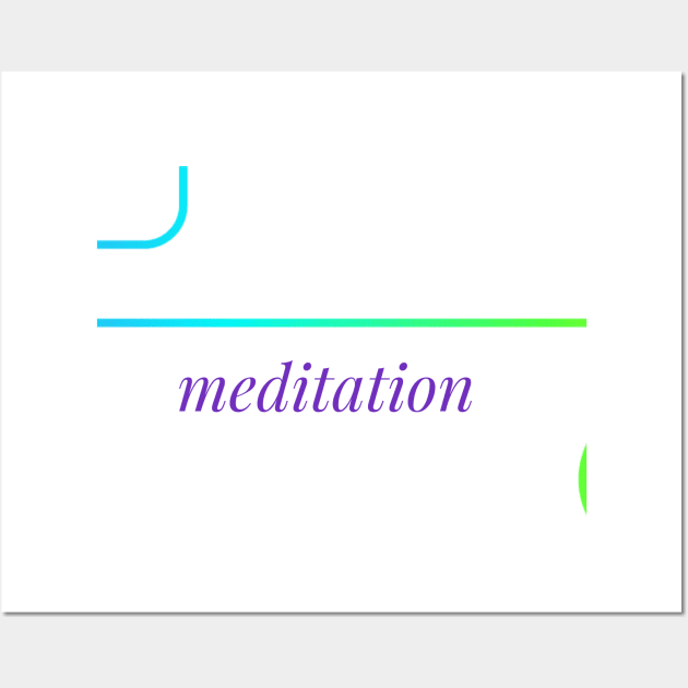Meditation Wall Art by Sonicx Electric 